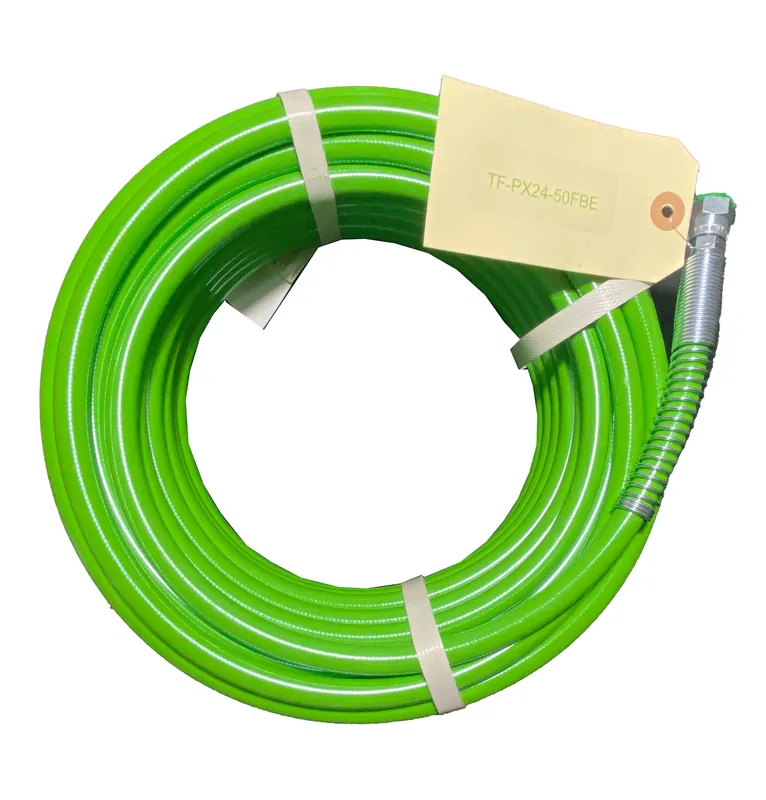 1/4” Airless Fluid Hose – Green (3600 psi) - Fittings 1/4" Females