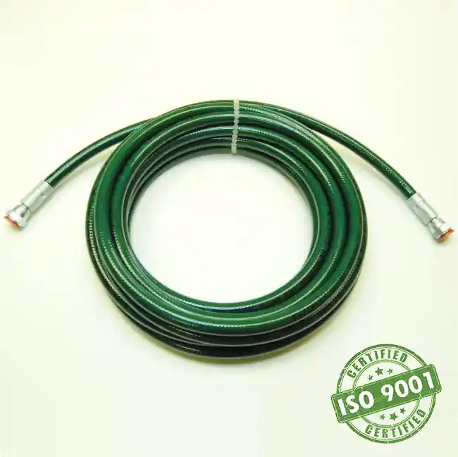 1/4” Airless Fluid Hose – Green (6100 psi) - Fittings 1/4" Females