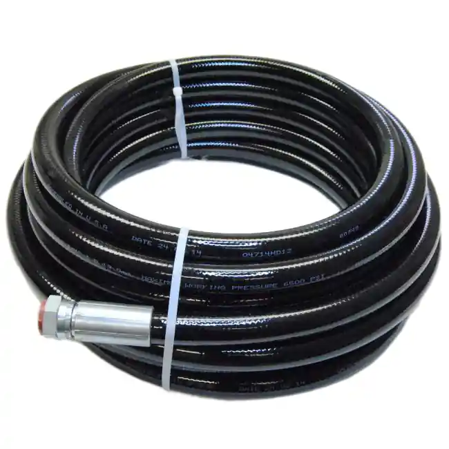 3/4” Airless Fluid Hose – Black (6500 psi)