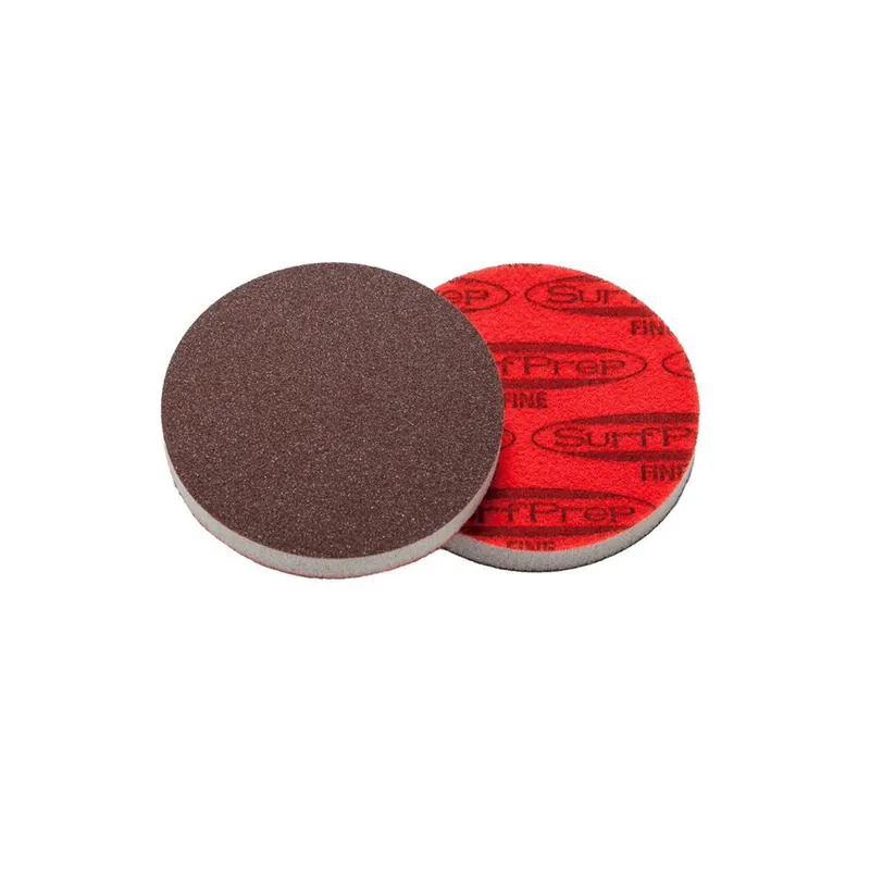 SurfPrep 3" Foam Discs - 10mm Thick (Premium Red A/O)