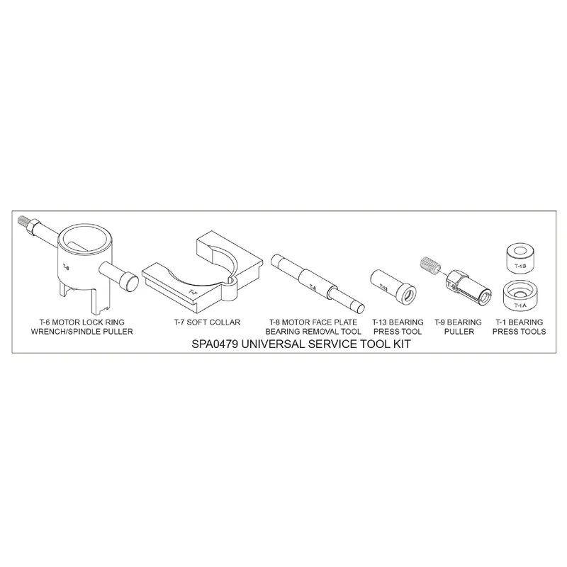 SurfPrep 3" X 4" Storm Air Sander Tool Parts