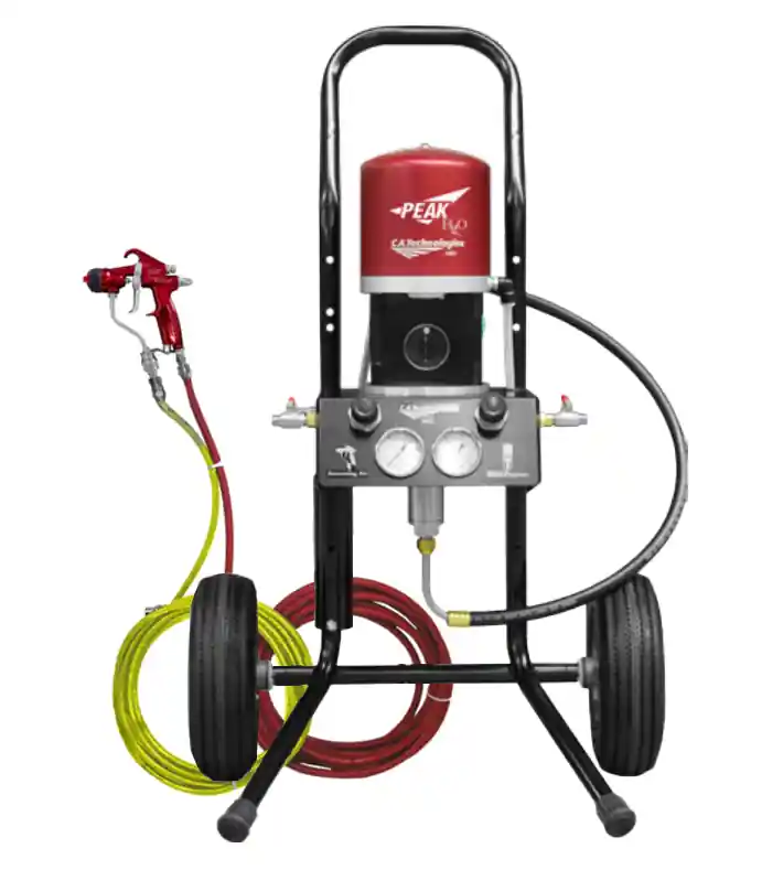 C.A. Technologies Air-Assist-Airless (AAA) 14 1 Bobcat Peak Pump Spray Pack - Cart Model Set-Up (V Packing)