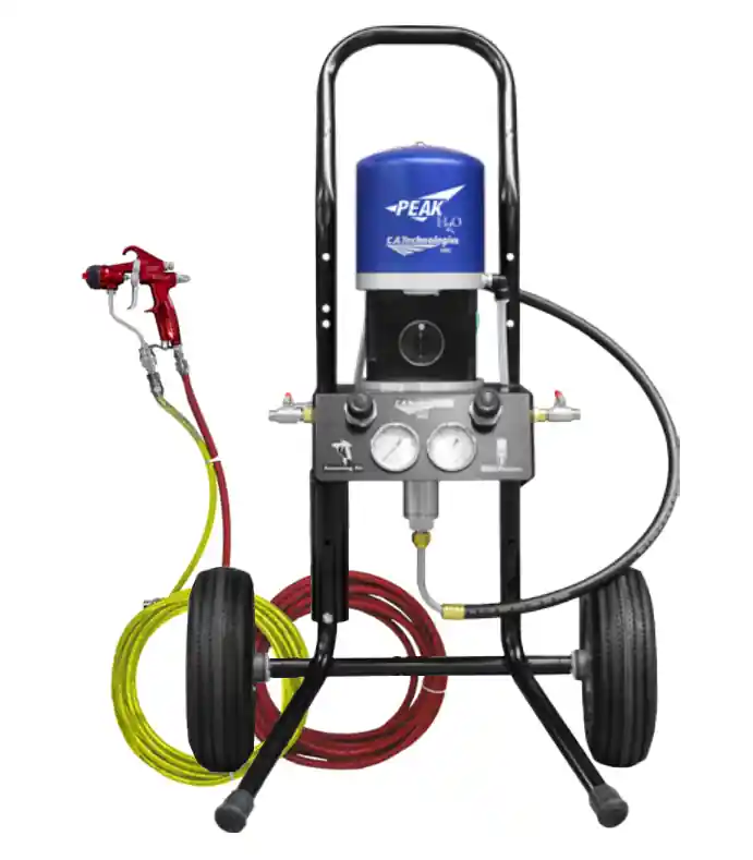 C.A. Technologies Waterbourne Air-Assist-Airless (AAA) 14 1 Bobcat Peak Pump - Cart Model Set-Up