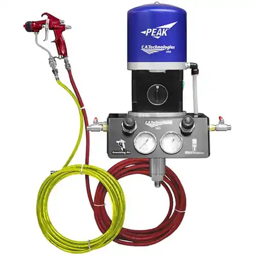 C.A. Technologies Waterbourne Air-Assist-Airless (AAA) 14 1 Bobcat Peak Pump - Wall Model Set-Up