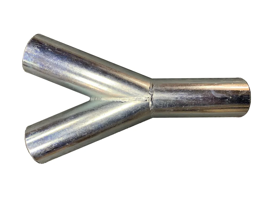 SurfPrep "Y" Galvanized Splitter 1.5" - Splits to Dual User Away from the Vacuum
