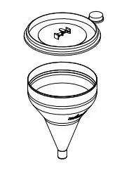 Wagner Powder Cup for PEM-X1 Powder Coating Cup Gun (5 Pack)
