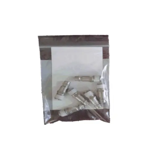 6 High Flow Disconnect Stems - Male - Heavy Duty (Silver)