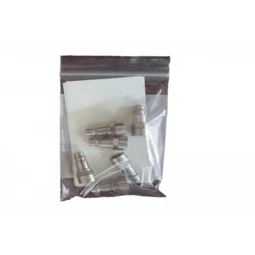 6 High Flow Disconnect Stems - Female - Heavy Duty (Silver)