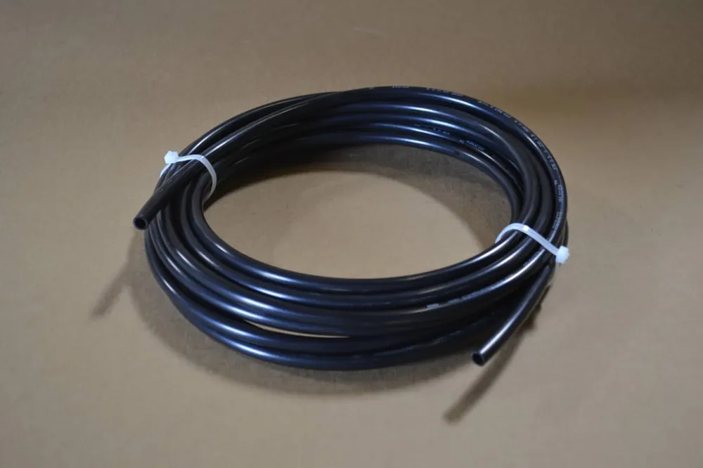 3/8" Black Nylon Tubing - 25ft - for Fluid Lines