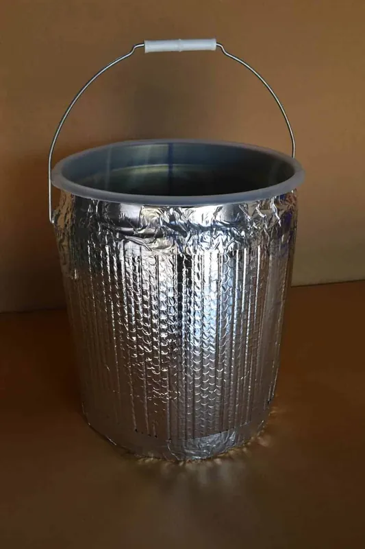 Insulated 5 Gallon Metal Container w/ Liner
