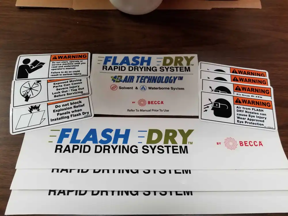 Flash Dry Decal Kit