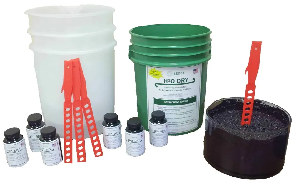 H2O DRY System For Waste Waterborne Paint