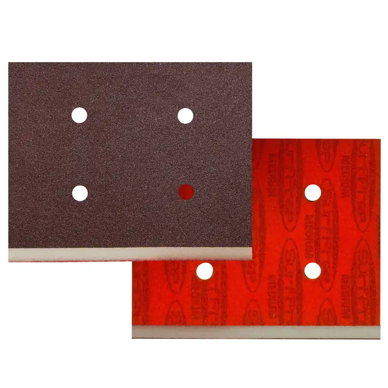 OVERSIZED 3″ X 4″ SurfPrep Foam Pads – 1/2″ Thick (Premium Red A/O) Box of 12 - Close Out