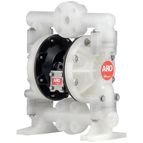 Pro Series 1" Non-Metallic Diaphragm Pump, 47 GPM, Aluminum Center, Poly Caps & 1-Piece Manifold w/Flange, Poly Seat, Santoprene Ball & Diaphragm