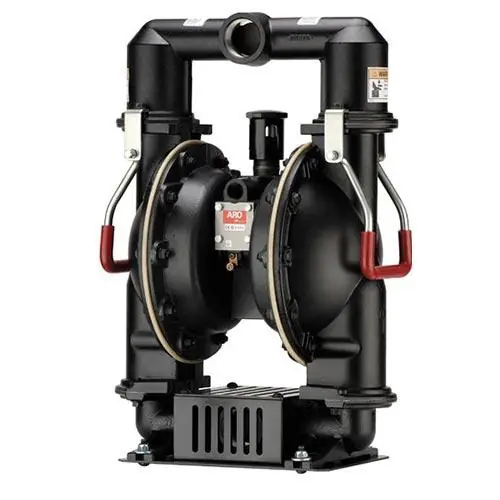 Pit-Boss Series 2" Diaphragm Pump, 156 GPM, Aluminum Center, Aluminum/Carbon Steel Caps & Manifold, Aluminum Seat, Hytrel Ball & Diaphragm