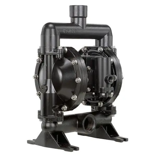 PW Series 1" Diaphragm Pump, 60 GPM, Aluminum Center, Aluminum Wetted Parts, Plated Steel Hardware, Santoprene Seat, Ball & Diaphragm