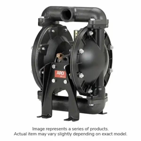 Pro Series 1" Metallic Diaphragm Pump, 35 GPM, Aluminum Center, Aluminum Caps & Manifold w/Steel Hardware, Poly Seat, Santoprene Ball & Diaphragm