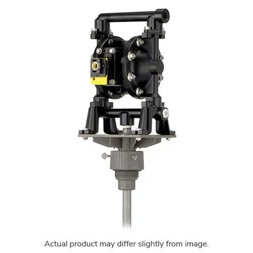 ARO Drum Pump, 11 GPM, 1 1 Ratio, Alum Housing, SS Seat, PTFE Ball & Diaphagm