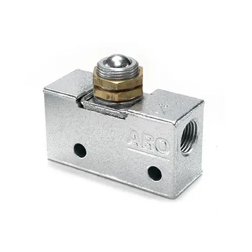 Circuitry Valve, 200 Series. 1/8" Ports, Short Ball Roller Actuator