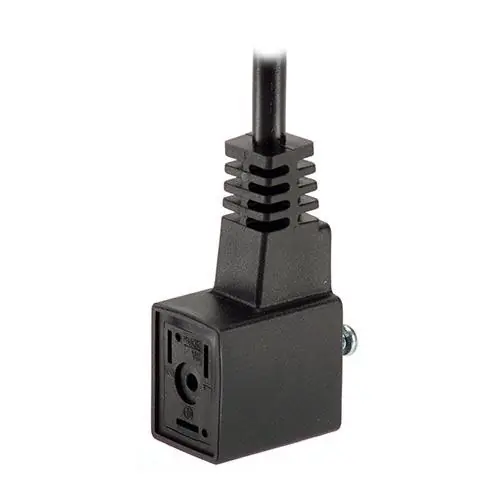 Connector, Air Solenoid Valve. 22mm, Straight, Top Cable