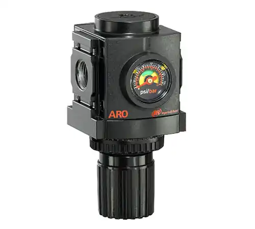 3/4" Regulator, 3000 Series, Flush Mount Gauge, 0-140 PSI, 290 SCFM
