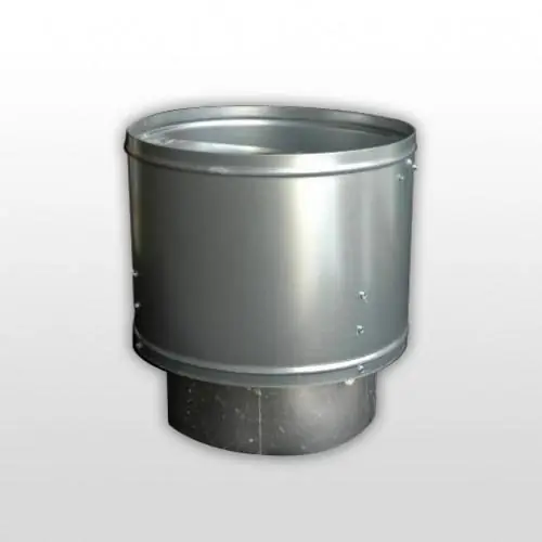 Upflow Cap with Damper - Paint Spray Booth