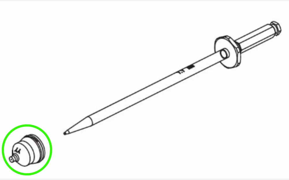 Wagner GA1030 AirSpray Automatic Spray Gun Nozzle