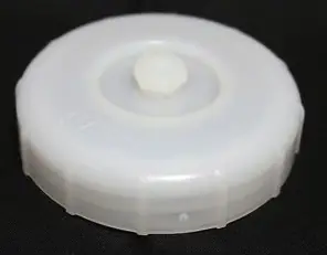 SATAminijet 4400 B Screw Cap with Drip Catcher Ring & Anti-Drip Device