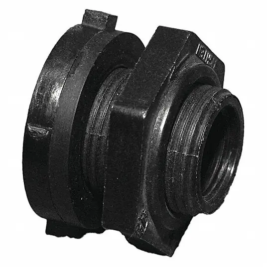 Bulkhead Fitting for Flexible Spill Decks