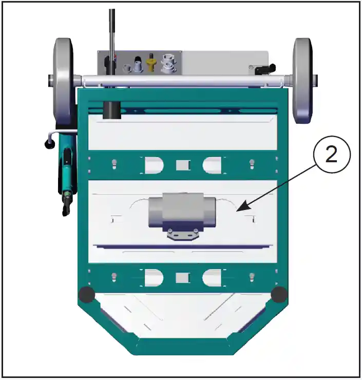 Topcoater Bottom Motor