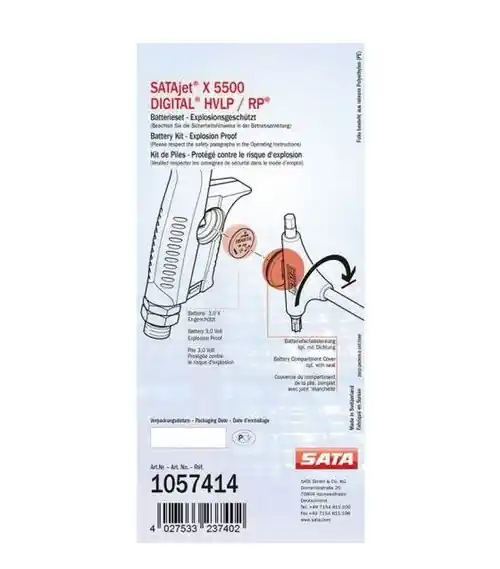 SATAjet X 5500 Battery Kit