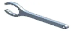Ransburg 613510 Injector T9 Locknut Tool