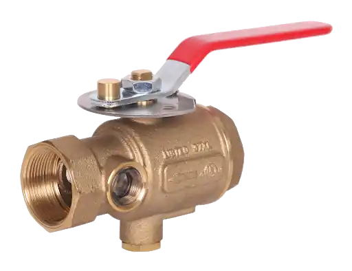 TEST & DRAIN VALVE 1 1/4" W/1/2" ORIFICE