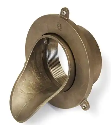 DOWNSPOUT NOZZLE BRONZE 2" NO-HUB