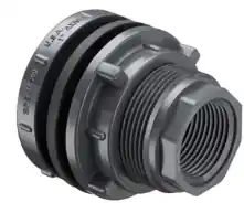 BULKHEAD FITTING PVC 80 SOCXFPT 3/4