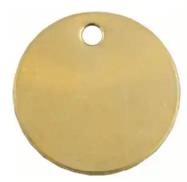 BRASS VALVE TAG 1 1/2 1-25
