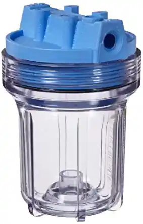 FILTER HOUSING 5 SLIMLINE 1/2 CLEAR