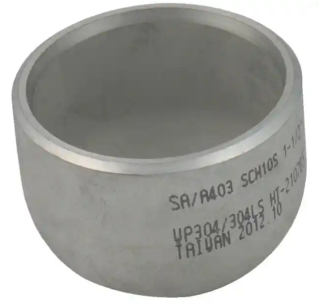 CAP WELD SS 304 SCH 10 8