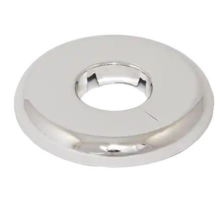 PLASTIC WALL PLATE CHROME 3 IPS