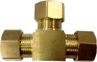 COMP TEE BRASS 1/2