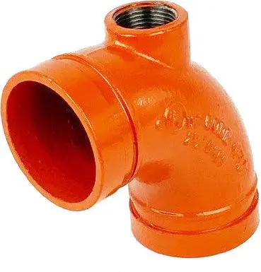 DRAIN 90 PNTD GROOVED 4X1
