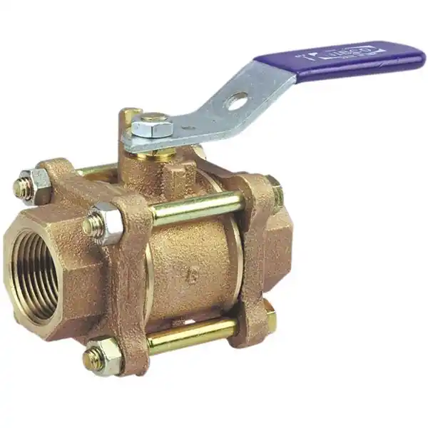 T595-Y-66 THD 3PC BRONZE BALL VLV 1