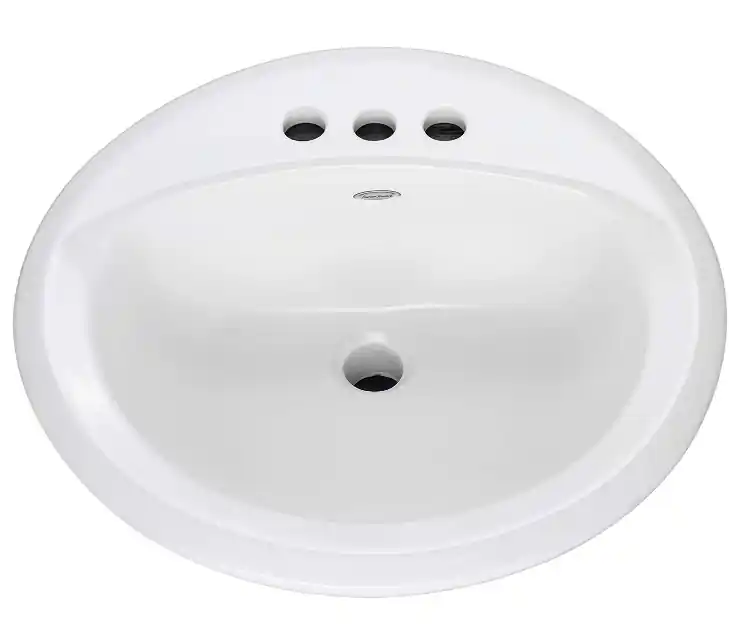 SELF-RIM ROUND 4OC LAVATORY 4" ctr