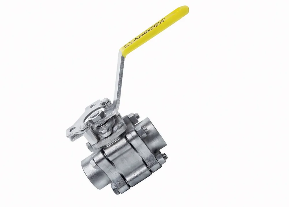 86A-101-01 THD 3PC SS BALL VALVE 1/4