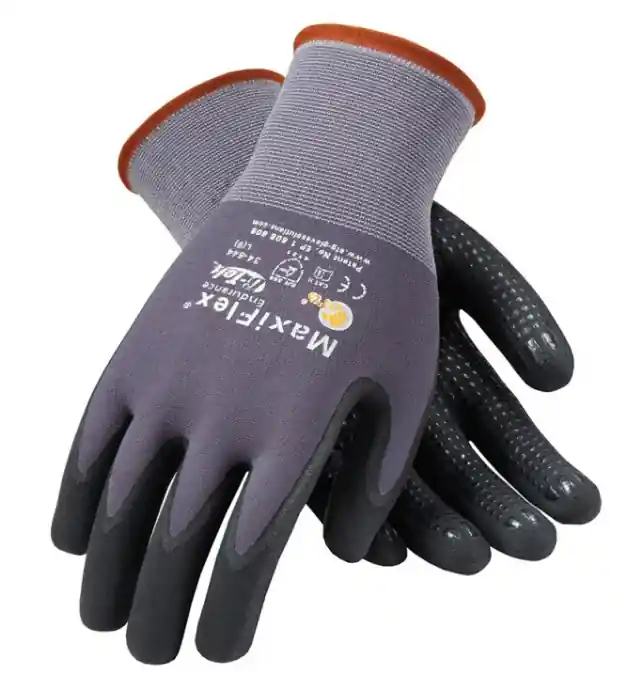 NITRILE COATED NYLON GLOVE MED