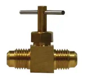 NEEDLE VALVE FLRxFLR 1/4 110-SAE