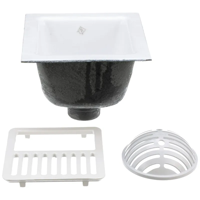 FD2375-NH3 12X12X6 CI FLR SINK 3NH