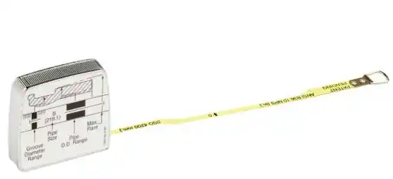 GROOVED PIPE DIAMETER TAPE