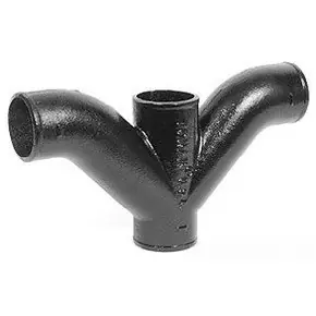 DBL COMBO WYE & 1/8 BEND CI NH 4X2