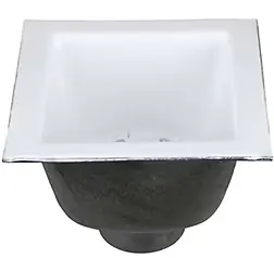 FD2375-NH4 12X12X6 CI FLR SINK 4NH